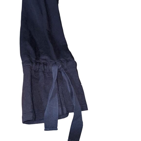 Ann Taylor Factory Black Funnel Mock Neck Tie Sleeve Pullover Sweater Size XS - Picture 4 of 6